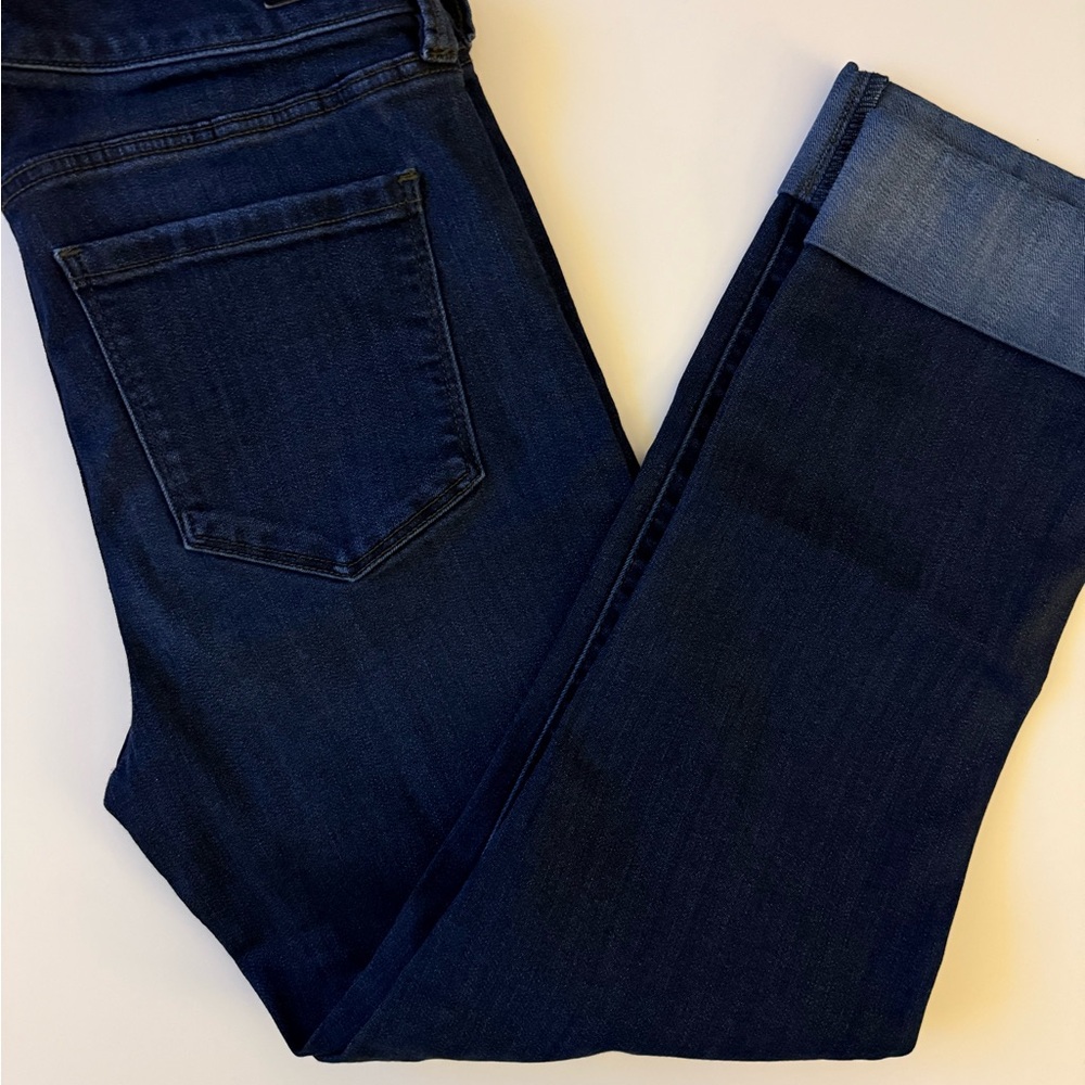 Liverpool Dark Blue Ankle Jeans